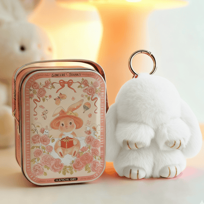 🎁Last Day Sale 49% OFF🐰 Handmade Soft Bunny PomPom Charms