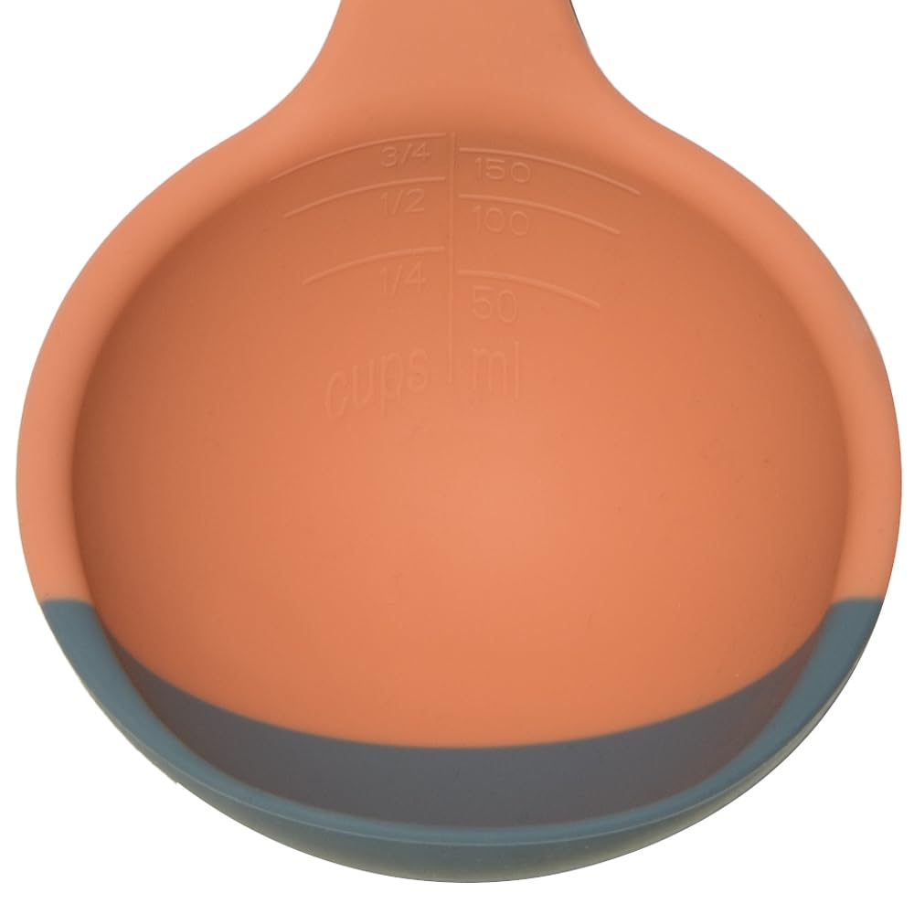 Discount: 1 Week Remaining : Silicone Spoon - Colorful Silicone Spatula Ladle with a Soft Top to Mold to your Pots & Pans