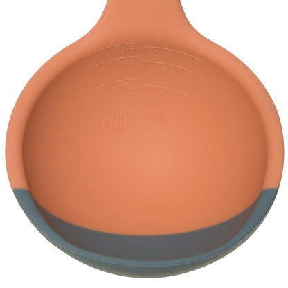 Discount: 1 Week Remaining : Silicone Spoon - Colorful Silicone Spatula Ladle with a Soft Top to Mold to your Pots & Pans