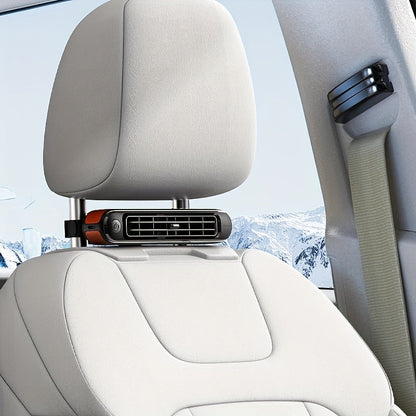 🔥Last Day Sale - 49% OFF🔥🚗 Dual Turbo Car Seat Fan | 3-Speed Cooling for Back & Seat