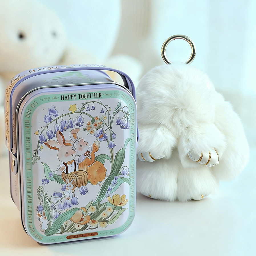 🎁Last Day Sale 49% OFF🐰 Handmade Soft Bunny PomPom Charms