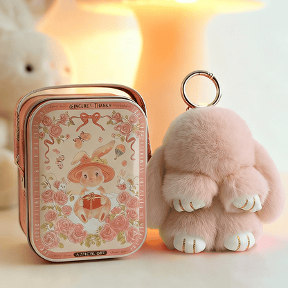 🎁Last Day Sale 49% OFF🐰 Handmade Soft Bunny PomPom Charms