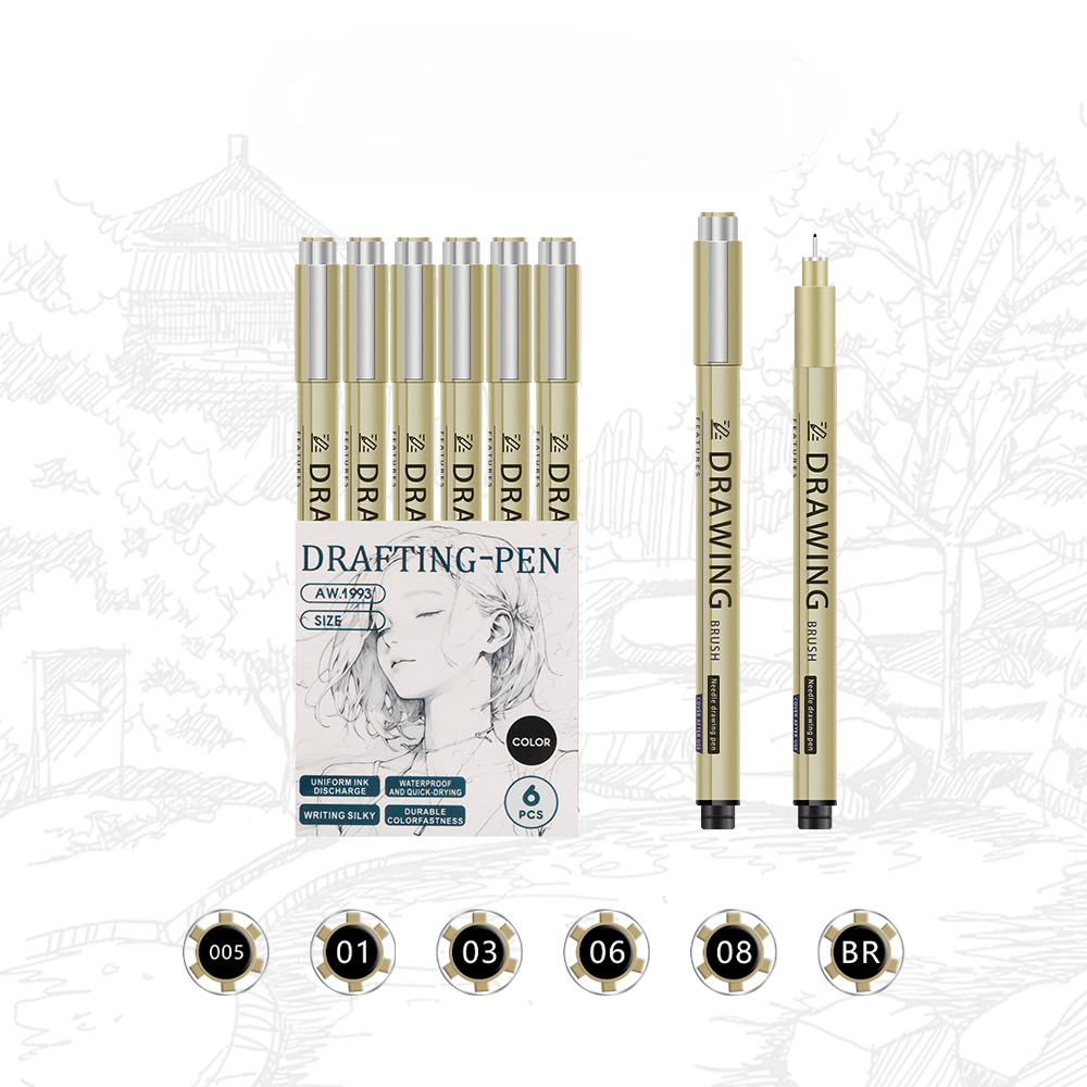 ❤️‍🔥6 Fineliner Pens & Free Shipping
