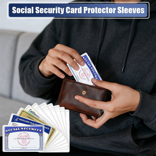 🔥Last Day 49% OFF - ✨Social Security Card Protector Sleeves