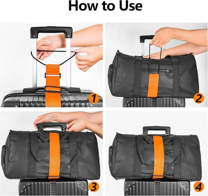 🔥Last Day 49% OFF💥Multi Use Strong Adjustable Luggage Connector Straps