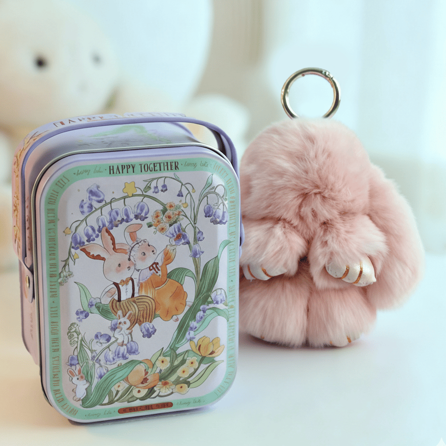 🎁Last Day Sale 49% OFF🐰 Handmade Soft Bunny PomPom Charms