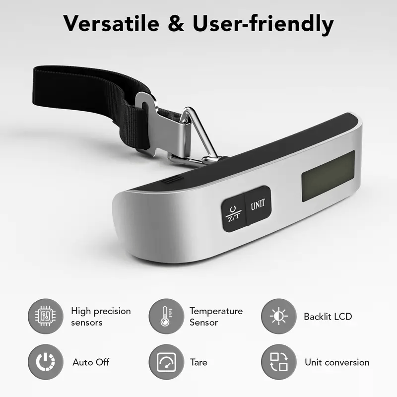 🎁Last Day -Portable Digital Luggage Scale Accurate Weighing
