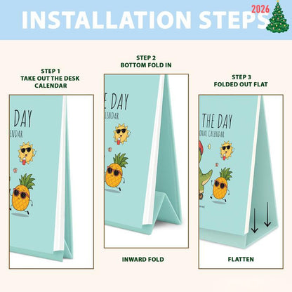 🔥Last Day 49% OFF✨2026 Punny Motivational Desk Calendar📅