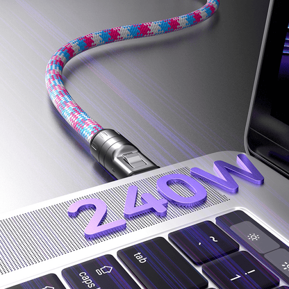 🔥Last Day  49% OFF🔥C to C 240W Charging Cable with Wearable Bracelet Design