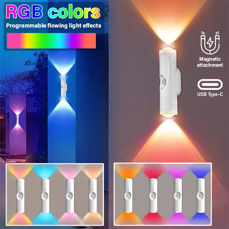 Last Day 49% OFF🔥Rechargeable Smart LED Motion Sensor Ambient Light