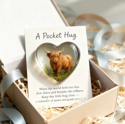 🐮Highland Cow Pocket Hug