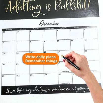 Fuck It 2026 Calendar for Tired-Ass Women