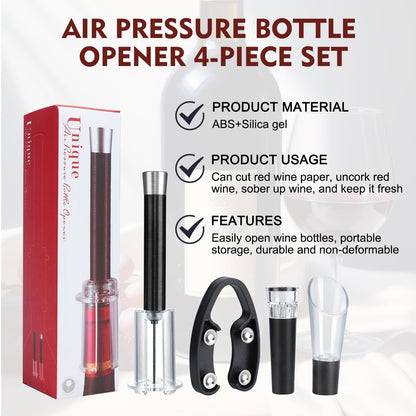 🎄Holiday Pre-Sale Save 49%🔥Air Pump Cork Remover Wine Bottle Opener Set