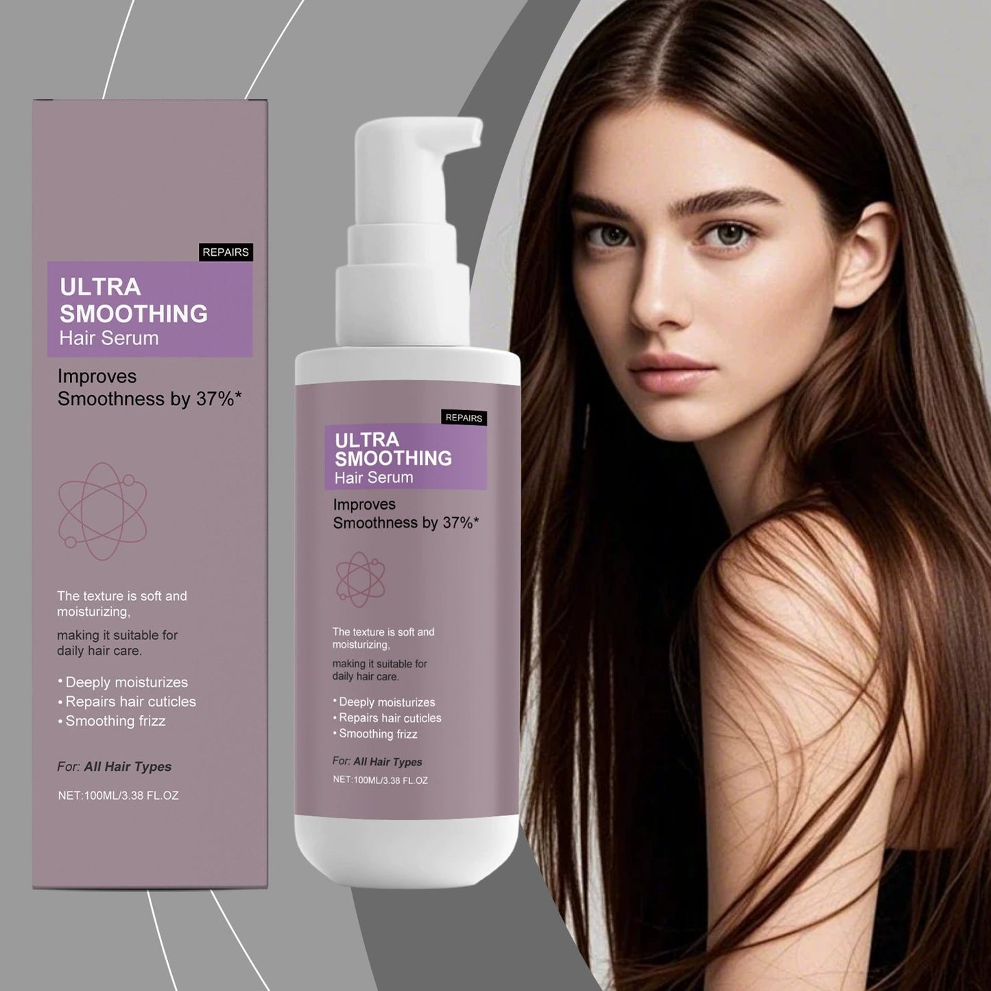Ultra Smoothing Hair Serum – Reduce Frizz & Deep Hydration