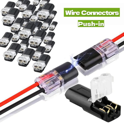 Last Day 49% OFF🔧Double-Wire Plug-in Connector Led Light Strip Connectors 2 Pin⚙️