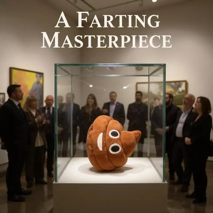 🎁Lowest price ever💥Funny Talking Poop Plush Toy – Makes Fart Sounds!