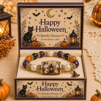 🎃🎃 Limited Edition Halloween Beaded Bracelet Set | Spooky Cute Gift Jewelry🎁