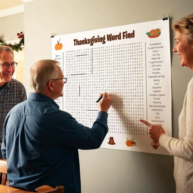 🔥Christmas Early Sale 49% Off🎁Christmas Word Search Poster(🎉Giant 36"x24" Wall Game)