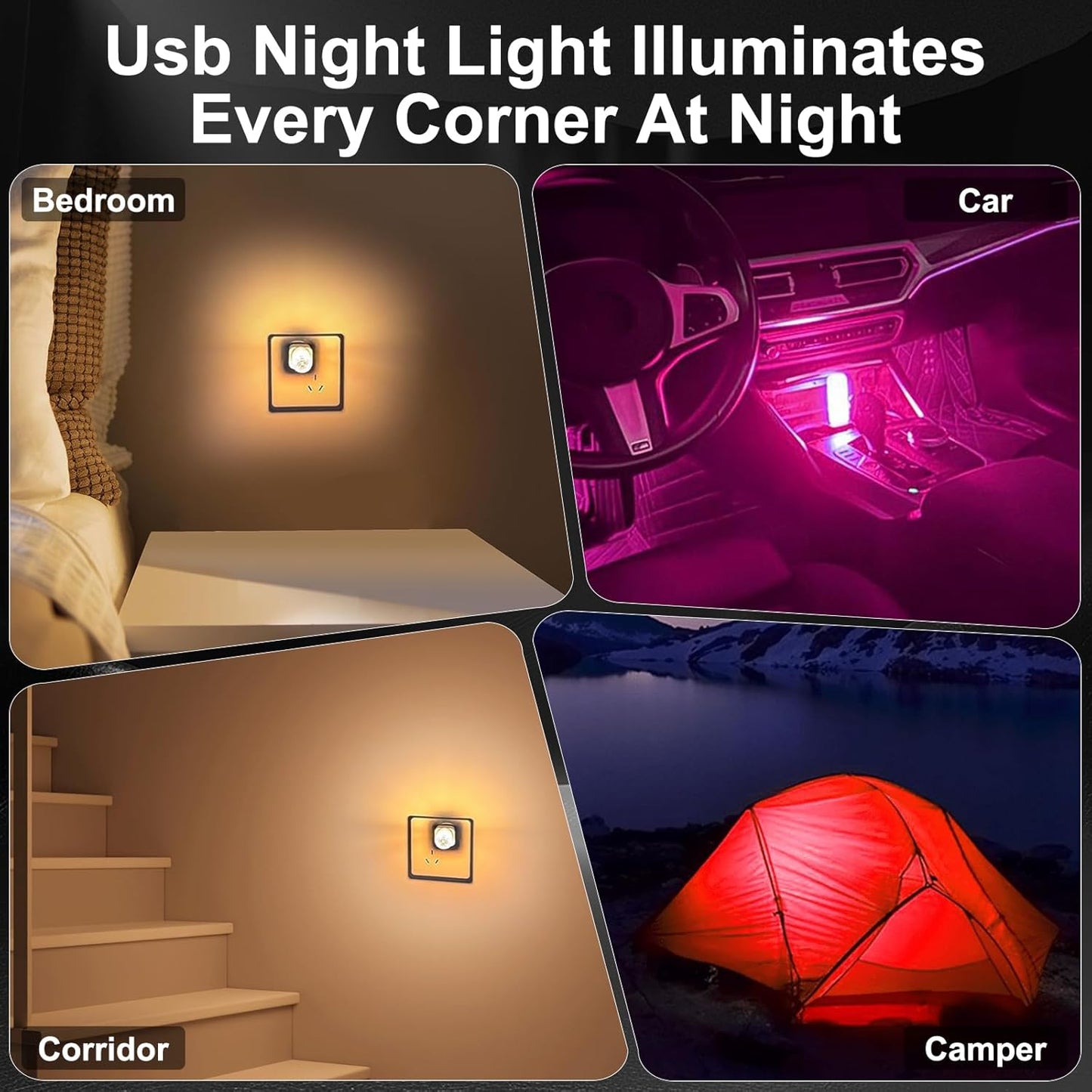 🔥Last Day 49% OFF-Car USB Night Light Bulb