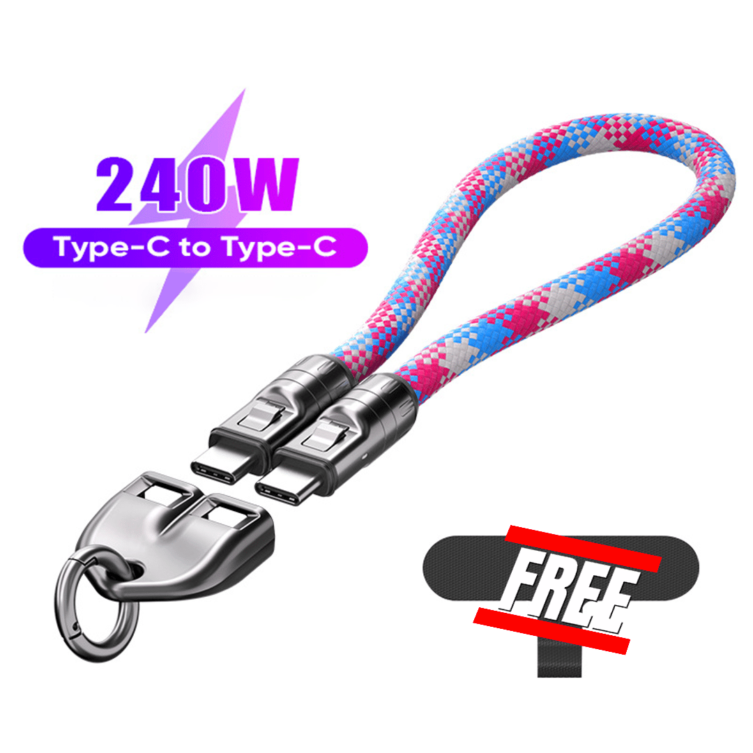 🔥Last Day  49% OFF🔥C to C 240W Charging Cable with Wearable Bracelet Design
