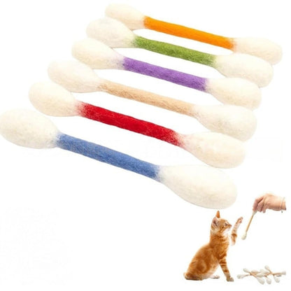 ❤️🎁For happy, healthy, and active indoor cats🐱Swabs Large Size Cat Toys with Catnip