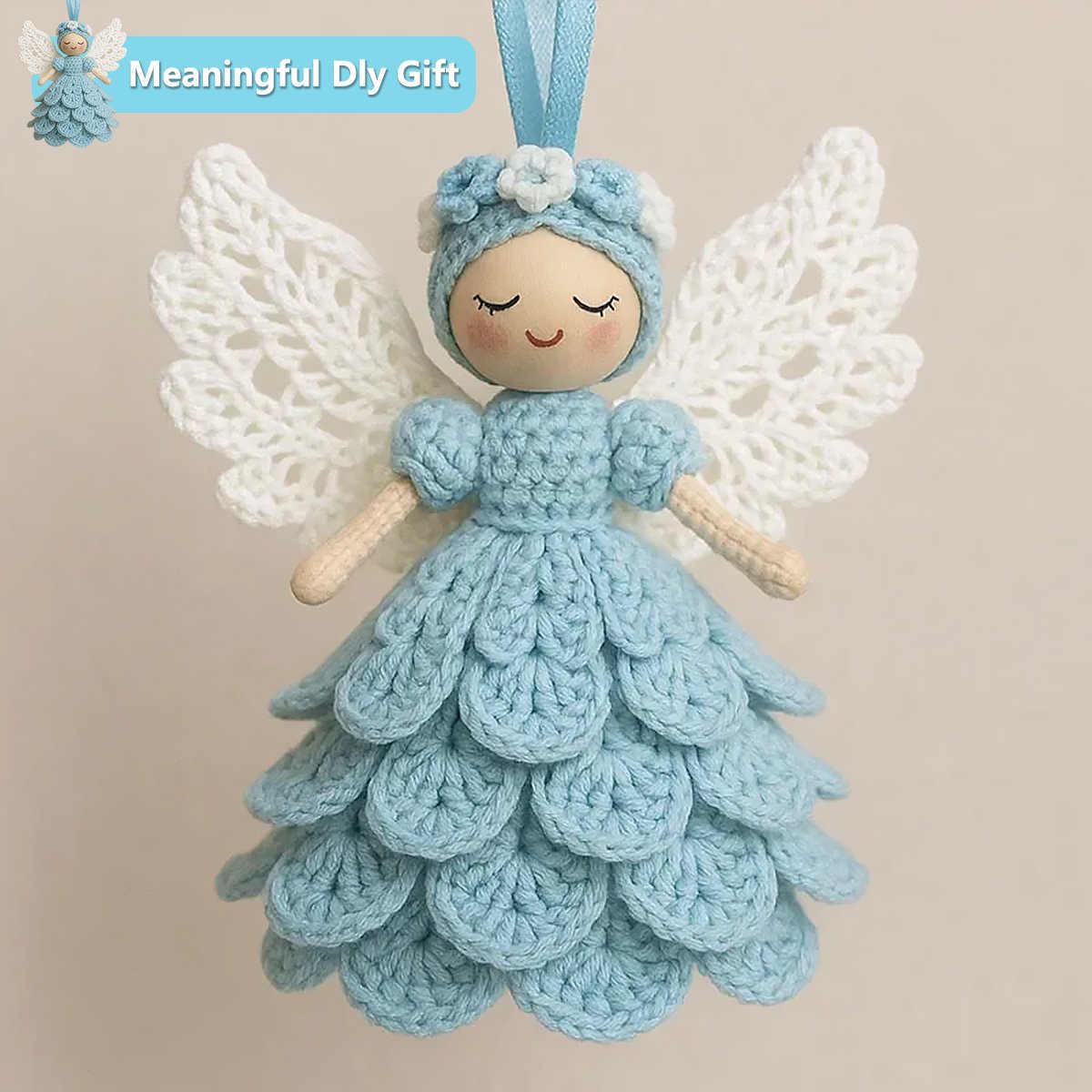 🏆Flash Sale⚡50K+ SOLD! - Handmade Crochet Angel Ornament