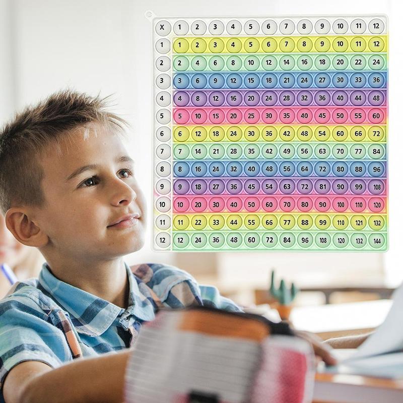 Multiplication Formula Practice Math Game - Portable Times Table Learning Activity Board Game