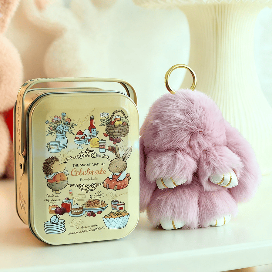 🎁Last Day Sale 49% OFF🐰 Handmade Soft Bunny PomPom Charms