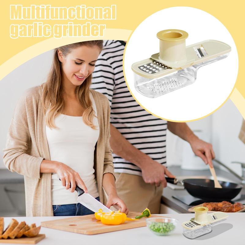 🔥Last Day 49% OFF - 👍Multifunctional Garlic Grinder & Mandoline Slicer