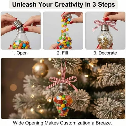 🔥Last Day 49% OF🎄Christmas Bulb Gift Jar💡Festive Ornament & Perfect Gift