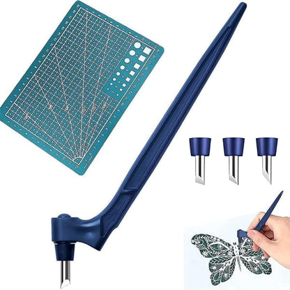 🔥LAST DAY 50% OFF - ✍️Craft Cutting Tools with 3 Interchangeable Blades (15°/30°/45°)