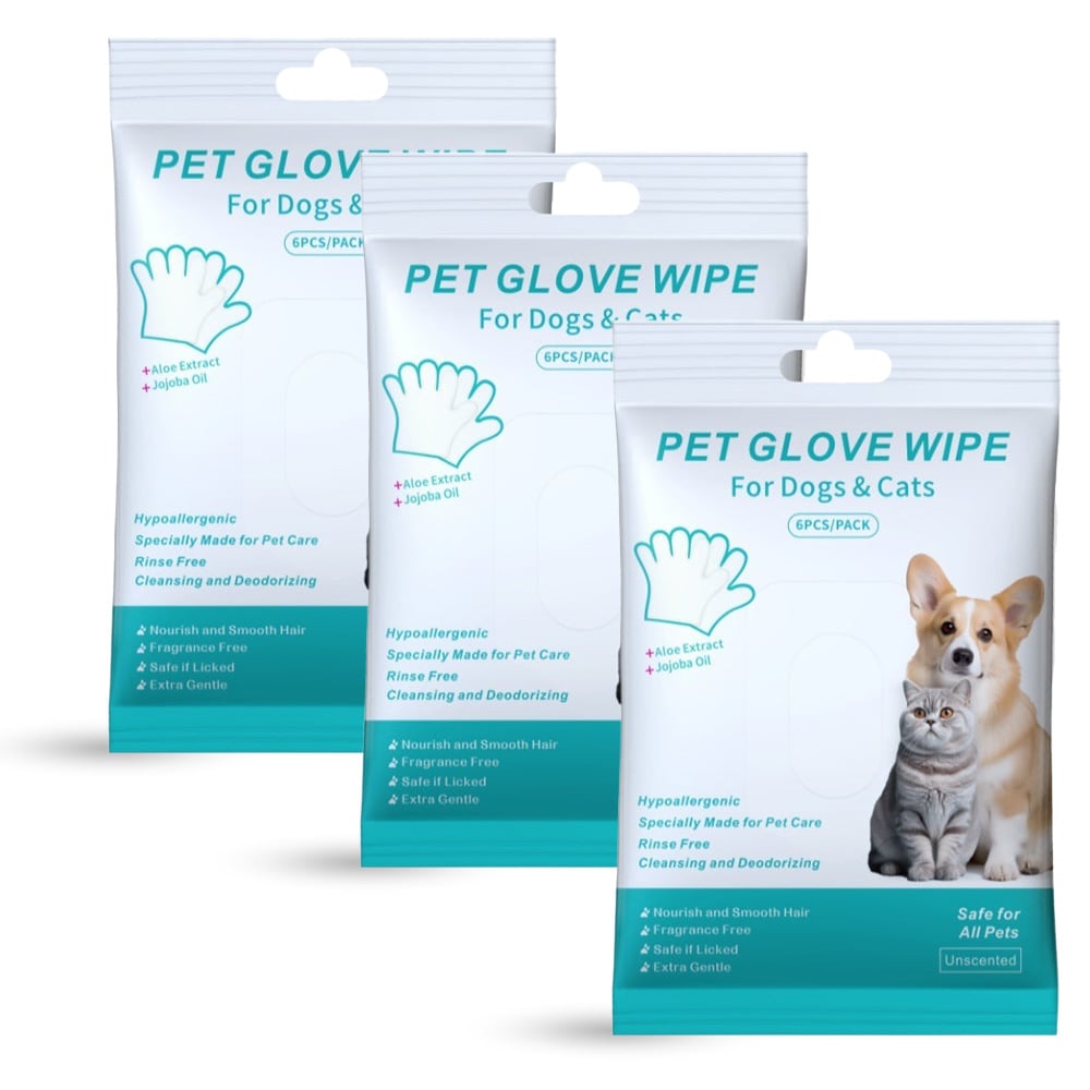 🔥Last Day Sale 49% OFF🐾Rinse-Free Dog Shampoo Mitts – Hypoallergenic Pet Bath Wipes