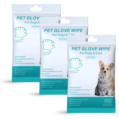 🔥Last Day Sale 49% OFF🐾Rinse-Free Dog Shampoo Mitts – Hypoallergenic Pet Bath Wipes