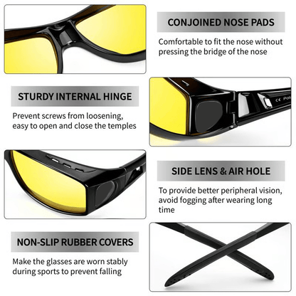 🎄Winter Pre-Sale Save 49% 🔥-✨Night Vision Driving Glasses, Anti-glare Polarized😎