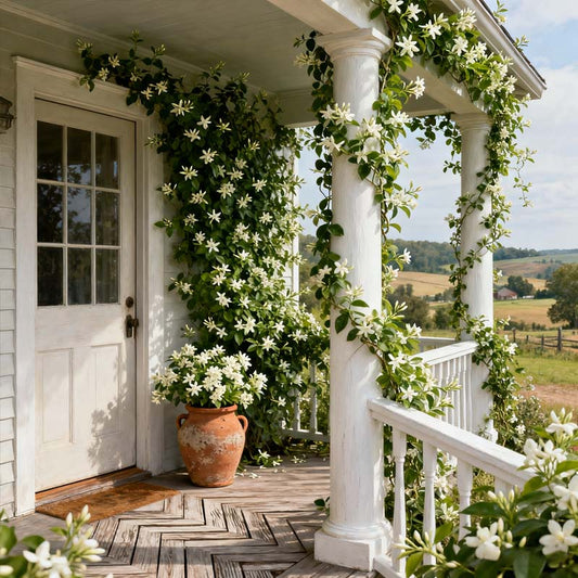 🏆 75K+ SOLD! 🌿❄️ FrostCharm Jasmine Seeds – Winter Planting, Perennial Blooms & Fragrant Garden Elegance 🌸