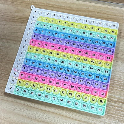 Multiplication Formula Practice Math Game - Portable Times Table Learning Activity Board Game