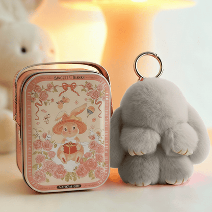 🎁Last Day Sale 49% OFF🐰 Handmade Soft Bunny PomPom Charms