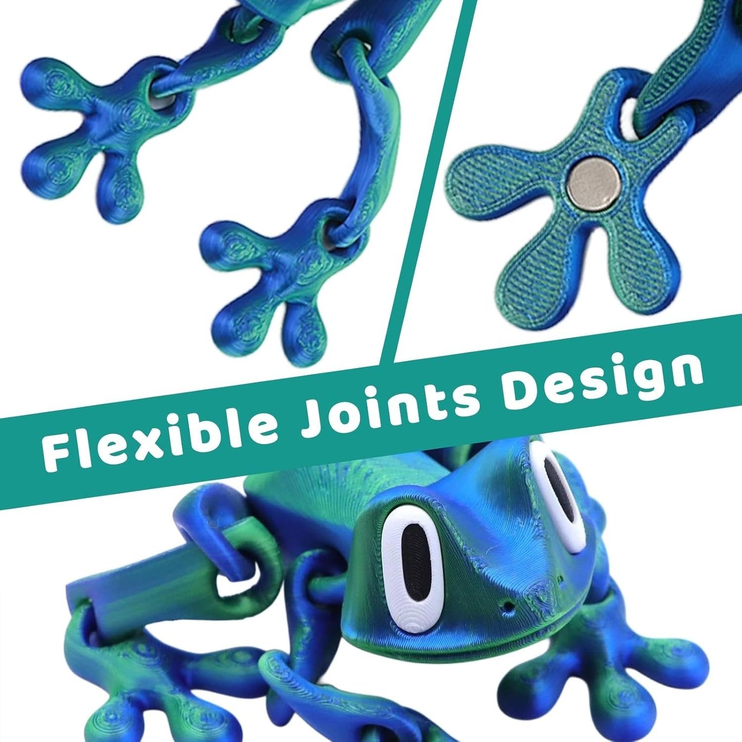 🔥 LAST DAY 49% OFF🐸3D Printed Magnetic Glow-in-the-dark Frog Toy