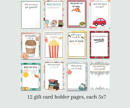 🎄📚Christmas Gift Card Book - 🎁Surprises On Every Page📚Hardcover & Durability Line