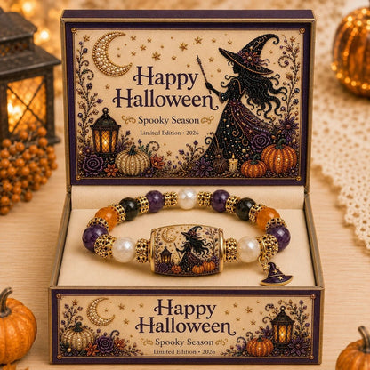 🎃🎃 Limited Edition Halloween Beaded Bracelet Set | Spooky Cute Gift Jewelry🎁