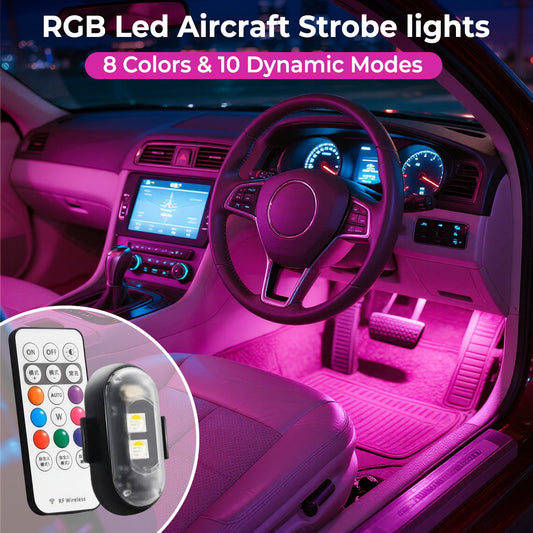 🔥LAST DAY SALE 49% OFF✨RGB Led Aircraft Strobe lights