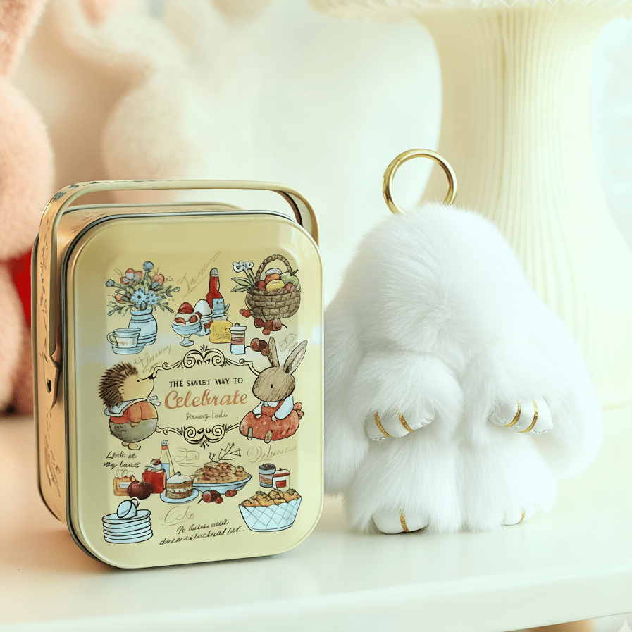 🎁Last Day Sale 49% OFF🐰 Handmade Soft Bunny PomPom Charms