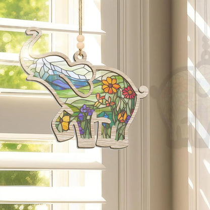 🎁LAST DAY SALE 49%💖Handmade wood Heartwarming Friendship Gift🐘Elephant Charm – Symbol of Loyalty for Your Dear Ones