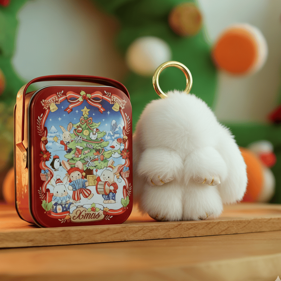 🎁Last Day Sale 49% OFF🐰 Handmade Soft Bunny PomPom Charms
