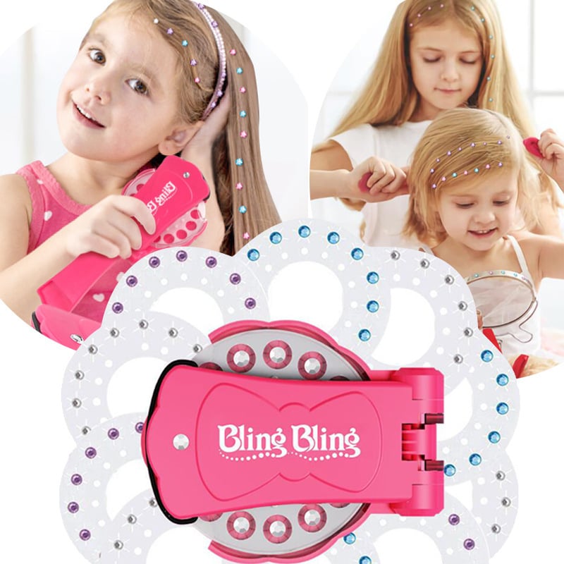 🔥Last Day 49% OFF - 💎Glitter Diamond Styling Tools Hair Gemstone Styling Set