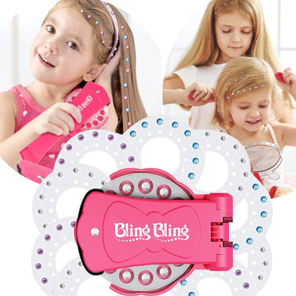 🔥Last Day 49% OFF - 💎Glitter Diamond Styling Tools Hair Gemstone Styling Set