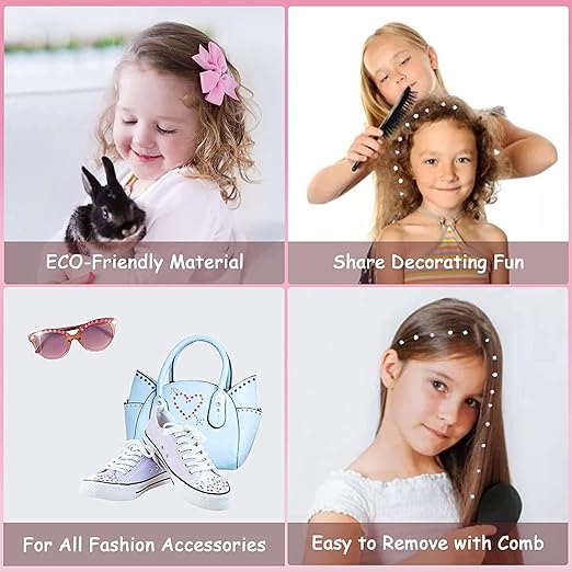 🔥Last Day 49% OFF - 💎Glitter Diamond Styling Tools Hair Gemstone Styling Set