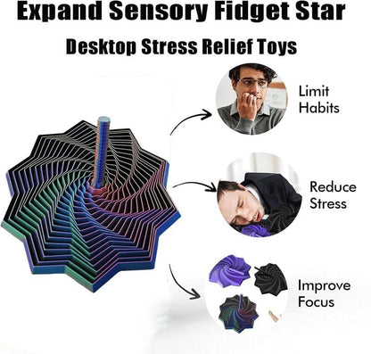 🔥Last Day 49%OFF✨  Premium 3D Printed Sensory Fidget Star