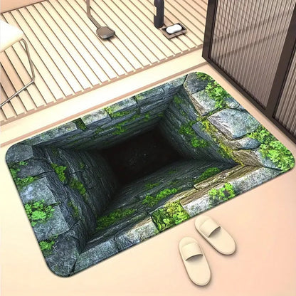 🔥Last Day 49% OFF👍Visual Illusion Endless Abyss Pattern HD Printed Non-Slip Doormat
