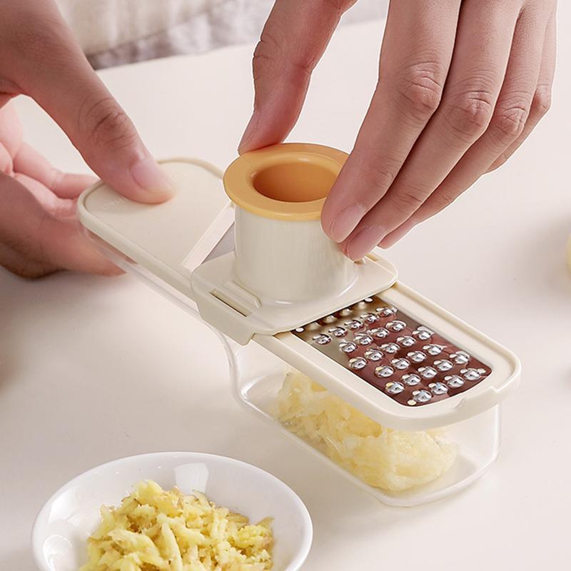 🔥Last Day 49% OFF - 👍Multifunctional Garlic Grinder & Mandoline Slicer